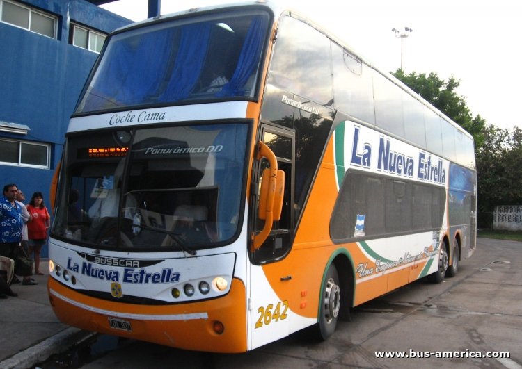 Mercedes-Benz O-400 RSD - Busscar Panorámico DD (en Argentina) - La Nueva Estrella
FIO837

La Nueva Estrella (Tigre Iguazú), interno 2642
