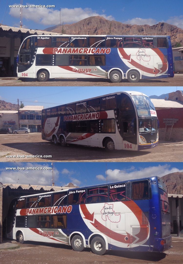 Mercedes-Benz O 400 RSD - DIC MegaDic x 2 - Panamericano de Jujuy
CRP907

Panamericano de Jujuy, interno 104
