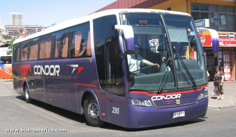 Mercedes-Benz O 400 RSE - Busscar Vissta Buss LO (en Chile) - Condor
RS1411

Condor, unidad 295
