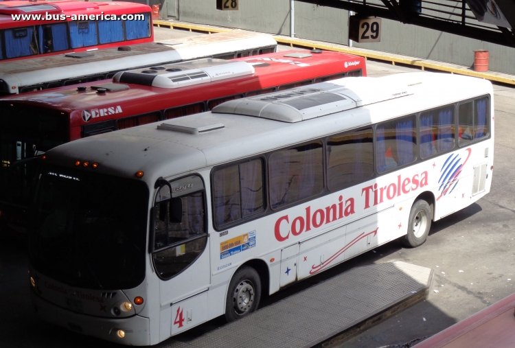 Mercedes-Benz O-500 - Comil Versatile (en Argentina) - Cnia. Tirolesa
EZY831

Colonia Tirolesa, interno 4, patente provincial 1198
