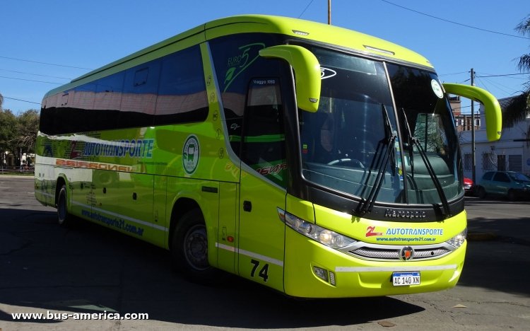 Mercedes-Benz O 500 - Marcopolo G7 Viaggio 1050 (en Argentina) - 21 Autotransporte
AC140XN
[url=http://galeria.bus-america.com/displayimage.php?pid=45426]http://galeria.bus-america.com/displayimage.php?pid=45426[/url]

21 Autotransporte (Prov. Entre Ríos), interno 74
