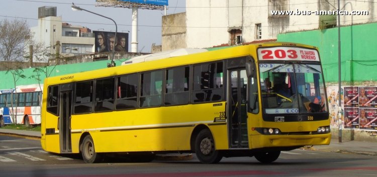 Mercedes-Benz O 500 U - Nuovobus - Azul
KPC 661

Línea 203 (Prov. Buenos Aires), interno 330

