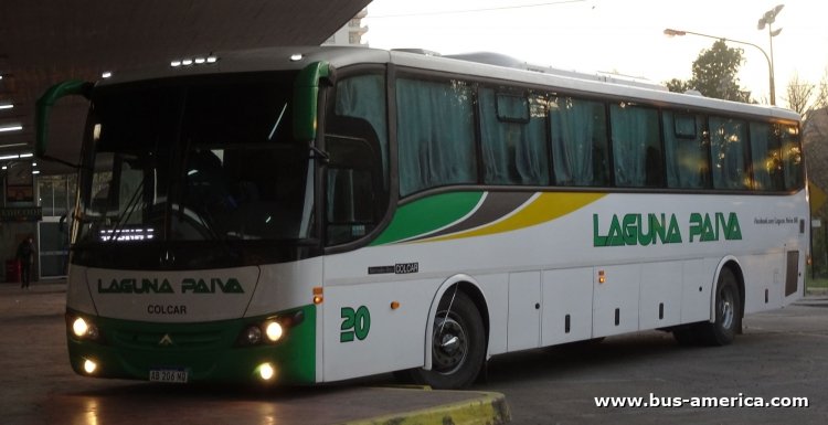 Mercedes-Benz O 500 - Saldivia Aries 2 345 - Laguna Paiva
AB 206 NQ
[url=https://bus-america.com/galeria/displayimage.php?pid=49746]https://bus-america.com/galeria/displayimage.php?pid=49746[/url]

Permiso Precario 223 (Prov. Santa Fe)
Laguna Paiva, interno 20




Archivo originalmente posteado en febrero de 2019
