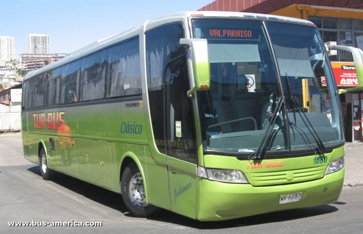Mercedes-Benz O 500 R - Busscar Vissta Buss LO (en Chile) - Tur Bus
WK6657

Tur-Bus, unidad 1860
