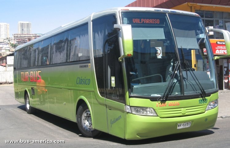 Mercedes-Benz O 500 R - Busscar Vissta Buss LO (en Chile) - Tur Bus
WK6657

Tur-Bus, unidad 1860

