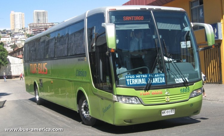 Mercedes-Benz O 500 R - Busscar Vissta Buss LO (en Chile) - Tur Bus
WK6662

Tur-Bus, unidad 1865
