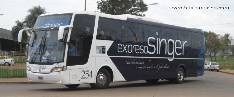 Mercedes-Benz O-500 RS - Busscar Jum Buss 360 (en Argentina) - Exp. Singer
GSO954

Exp. Singer, interno 254
