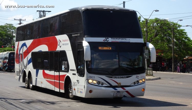 Mercedes-Benz O 500 RSD - Busscar Panorámico DD (en Paraguay) - JC Transporte Internacional
BCF 464

JC, interno 2803

