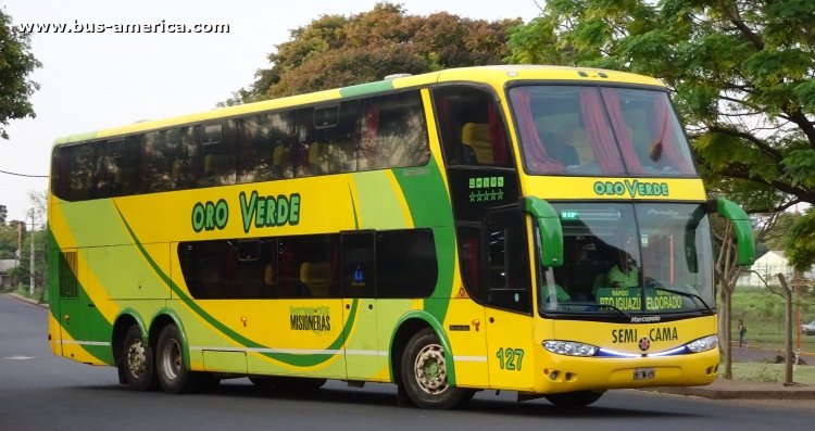 Mercedes-Benz O 500 RSD - Marcopolo G6 Paradiso 1800 DD (en Argentina) - Oro Verde
GTU 932

Oro Verde (Prov. Misiones), interno 127



Archivo originamente posteado en mayo 2019
