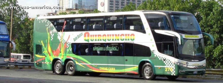 Mercedes-Benz O-500 RSD - Marcopolo Paradiso G7 1800 DD (para Bolivia) - Quirquincho
3026CKU

Quirquincho, interno 270

