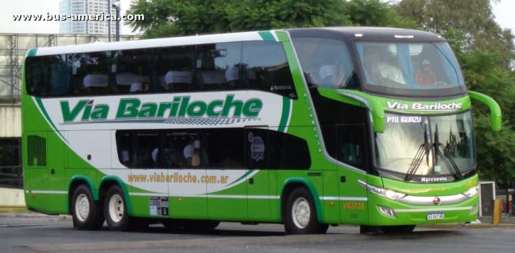 Mercedes-Benz O-500 RSD - Marcopolo Paradiso G7 1800 DD (en Argentina) - Vía Bariloche
AA947NR

Vía Bariloche, interno V42720
