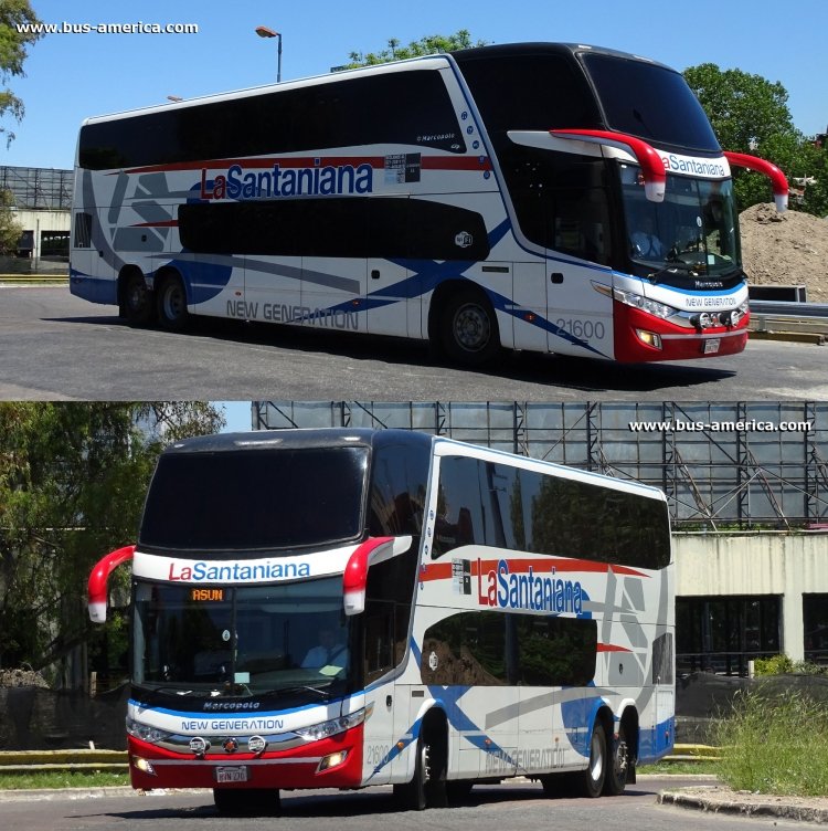 Mercedes-Benz O 500 RSD - Marcopolo Paradiso G7 1800 DD (para Paraguay) - La Santaniana
BVN270

La Santaniana, unidad 21600
