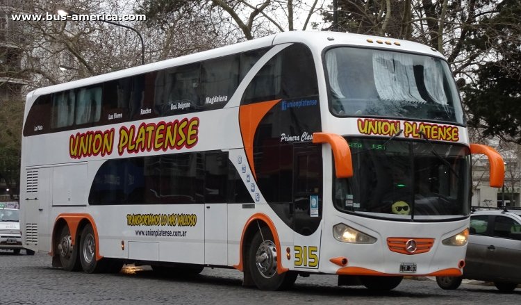 Mercedes-Benz O 500 RSD - Niccolo New Concept 2250 Isidro - Unión Platense
LIR 363

Línea 340 (Prov. Buenos Aires), interno 315



Archivo originalmente posteado en septiembre de 2018
