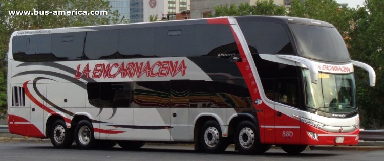 Mercedes-Benz O-500 RSDD - Marcopolo Paradiso G7 1800 DD (para Paraguay) - La Encarnaceña
BZH 531
[url=https://bus-america.com/galeria/displayimage.php?pid=58842]https://bus-america.com/galeria/displayimage.php?pid=58842[/url]
[url=https://bus-america.com/galeria/displayimage.php?pid=58843]https://bus-america.com/galeria/displayimage.php?pid=58843[/url]

La Encarnaceña, unidad 880
