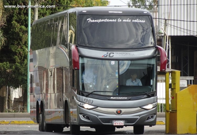 Mercedes-Benz O-500 RSD - Marcopolo New G7 Paradiso 1800 DD (para Paraguay) - JC Internacional
HFH 878
[url=https://galeria.bus-america.com/displayimage.php?pid=45918]https://galeria.bus-america.com/displayimage.php?pid=45918[/url]
[url=https://galeria.bus-america.com/displayimage.php?pid=45919]https://galeria.bus-america.com/displayimage.php?pid=45919[/url]

JC Internacional, interno 1903




Archivo originalmente posteado en abril de 2019
