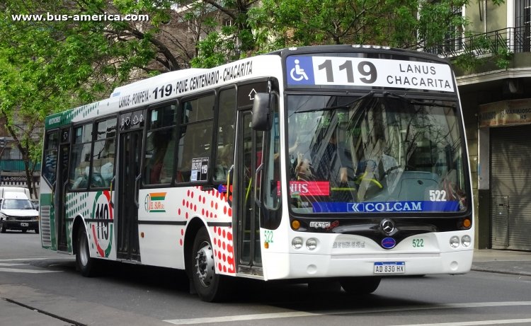 Mercedes-Benz O 500 U - Nuovobus Menghi Euro PH 0050 - E.T.Del Sur
AD830HX

Línea 119 , ex línea 112 (Buenos Aires), interno 522
Inicio de las prestaciones 7 de abril de 2019

Nueva número de línea para una vieja traza, ahora con nuevo prestador, y como mencioné nueva numeración.
