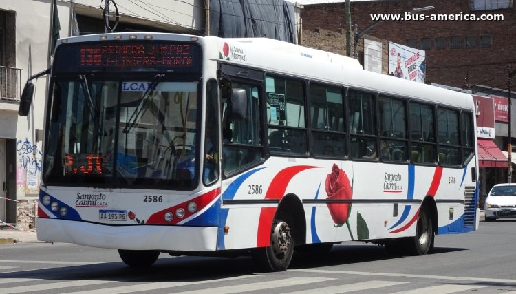 Mercedes-Benz O 500 U - Metalpar Iguazu 2010 - Sargento Cabral
AA 195 PG

Línea 136 (Prov. Buenos Aires), interno 2586
