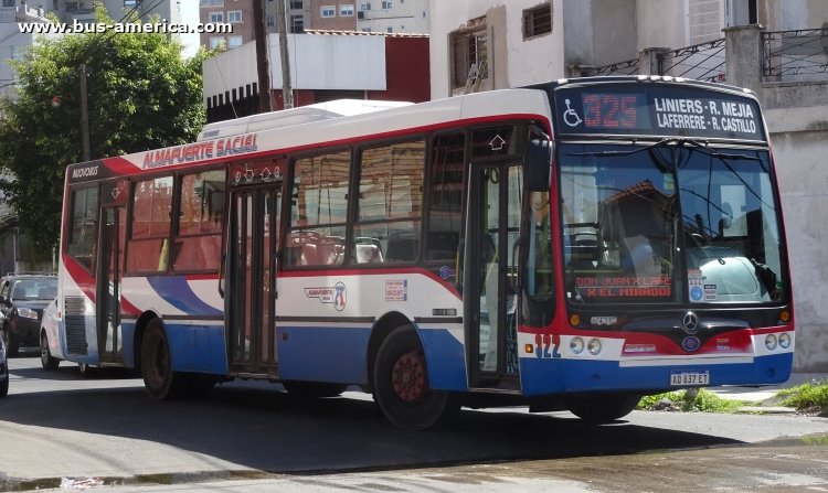 Mercedes-Benz O 500 U - Nuovobus Menghi Euro - Almafuerte
AD 837 ET
[url=https://bus-america.com/galeria/displayimage.php?pid=49990]https://bus-america.com/galeria/displayimage.php?pid=49990[/url]

Línea 325 (Prov. Buenos Aires), interno 322
