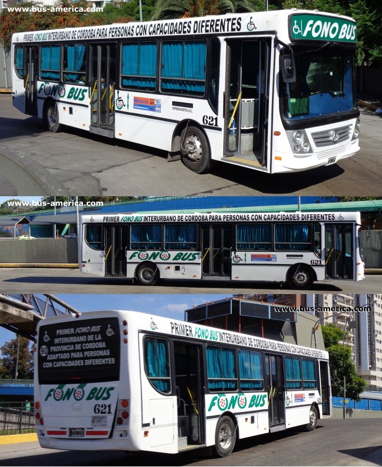 Mercedes-Benz O-500 U - Ugarte Europeo - Fonobus
ISU 175

Fonobus (Emprendimientos), interno 621 (ex servicio Monte Malvi)

La leyenda dice:
Primer Fonobus interurbano de Córdoba para personas con capacidades diferentes
