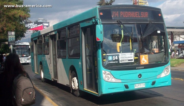 Mercedes-Benz O 500 U - CAIO Mondego (en Chile) - Transantiago , Buses Metropolitana
BJFY14

