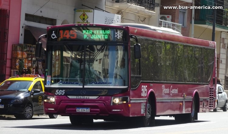 Mercedes-Benz O 500 U - Nuovobus Menghi Euro - Rosario Guaraní , NSR UTE
AE 334 SI
[url=https://bus-america.com/galeria/displayimage.php?pid=49823]https://bus-america.com/galeria/displayimage.php?pid=49823[/url]
[url=https://bus-america.com/galeria/displayimage.php?pid=49824]https://bus-america.com/galeria/displayimage.php?pid=49824[/url]

Línea 145 , ex línea 141 (Buenos Aires), interno 505

Línea en servicio desde el lunes 14 de septiembre de 2020, para reemplazar a la prestadora de la línea 141, con la cual compartía recorrido por último día, al momento de la toma fotográfica
