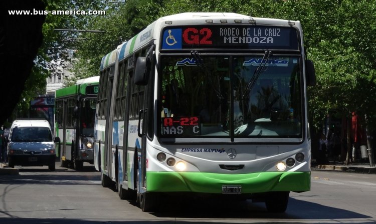 Mercedes-Benz O 500 UA - Metalpar Iguazú 2010 - Maipú
OUS 490
[url=https://bus-america.com/galeria/displayimage.php?pid=61349]https://bus-america.com/galeria/displayimage.php?pid=61349[/url]

Línea A22 (Mendoza), unidad 51



Archivo originalmente posteado en octubre de 2018

