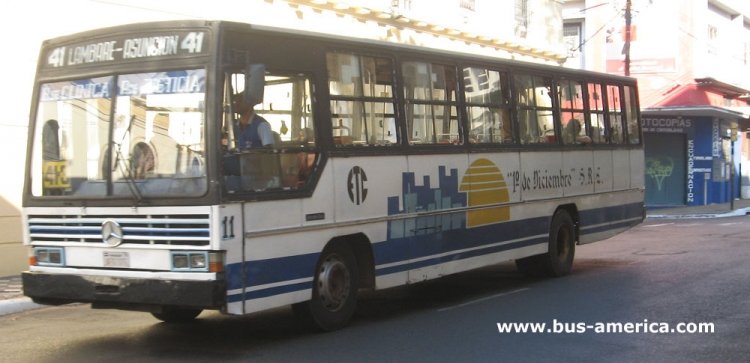 Mercedes-Benz OF - Caio Vitoria (en Paraguay) - 1º de Diciembre
