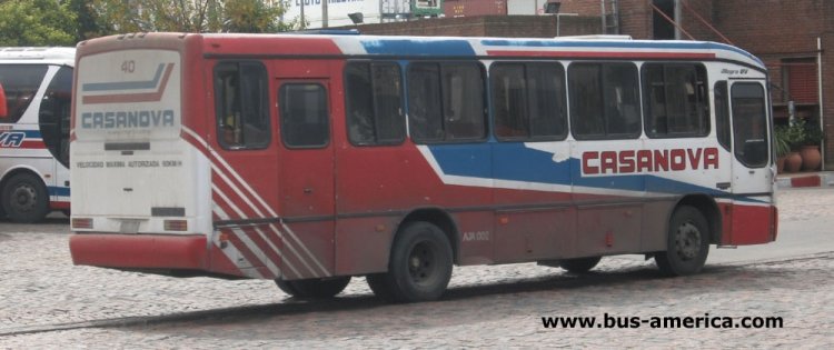 Mercedes-Benz OF - Marcopolo Allegro GV (en Uruguay) - Casanova
AJA002
