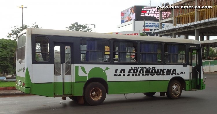 Mercedes-Benz OF - Marcopolo Torino GV (para Paraguay) - La Franqueña 
AEP 447
[url=https://galeria.bus-america.com/displayimage.php?pid=46769]https://galeria.bus-america.com/displayimage.php?pid=46769[/url]

La Franqueña (Ciudad del Este), unidad 04



Archivo originalmente posteado en febrero 2019 
