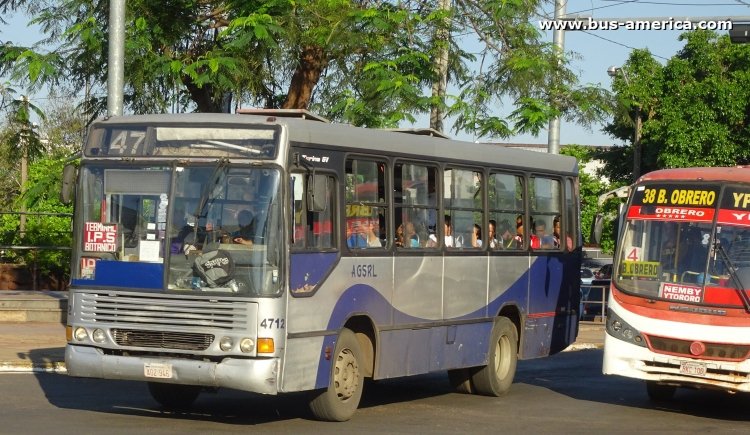 Mercedes-Benz OF - Marcopolo GV Torino (en Paraguay) - AGSRL
AOZ 946

Línea 47 (Asunción), unidad 4712
