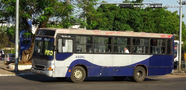 Mercedes-Benz OF - Marcopolo Torino GV (en Paraguay) - AGSRL
AVE 673

Línea 47 (Asunción), unidad 4732
