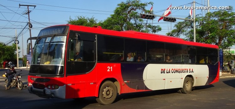 Mercedes-Benz OF - Marcopolo Viale (en Paraguay) - De la Conquista
HEY 519

Línea 13 (Asunción), unidad 21
