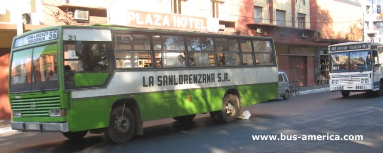 Mercedes-Benz OF - CAIO Vitoria (en Paraguay) - La Sanlorenzana
