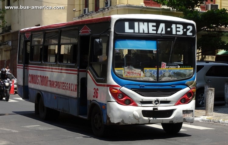 Mercedes-Benz LO 812 frontalizado - San Fernando - Conquistador
OBA 913
[url=https://bus-america.com/galeria/displayimage.php?pid=49300]https://bus-america.com/galeria/displayimage.php?pid=49300[/url]

Línea 13.2 (Asunción), unidad 36
Ex línea 12 (Asunción), unidad ¿1196? ¿1197?
Ex línea 44.1 (Asunción), unidad ¿?
Ex línea 24 (Asunción), unidad ¿?
