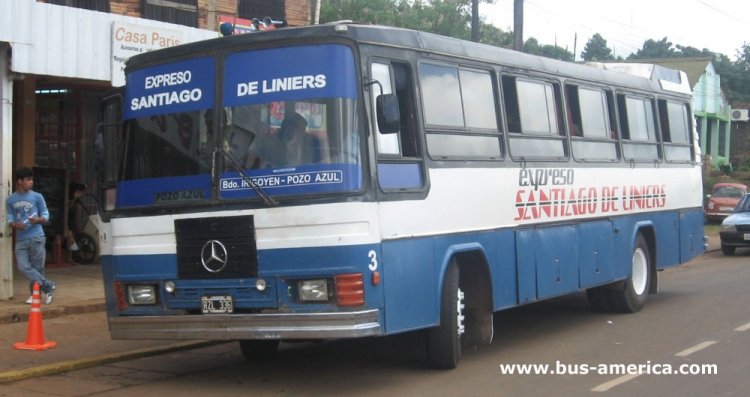 Mercedes-Benz OF 1214 - DE.CA.RO.LI. - Expreso Santiago de Liniers
N.069052 - RZL336
[url=https://bus-america.com/galeria/displayimage.php?pid=6112]https://bus-america.com/galeria/displayimage.php?pid=6112[/url]

Exp. Santiago de Liniers (Misiones), interno 3
