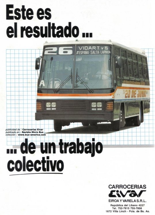 Mercedes-Benz OF 1214 - Eivar Ebro - 20 de Junio
Publicidad de : Eivar
Publicada en : Revista Micro Bus Empresario
