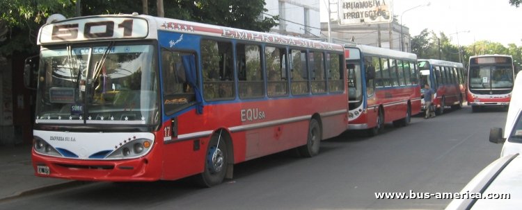 Mercedes-Benz OF 1417 - Bi-Met Corbus - EQU
EVL975

Línea 501 (Partido de Alte. Brown) ramal B, interno 17
