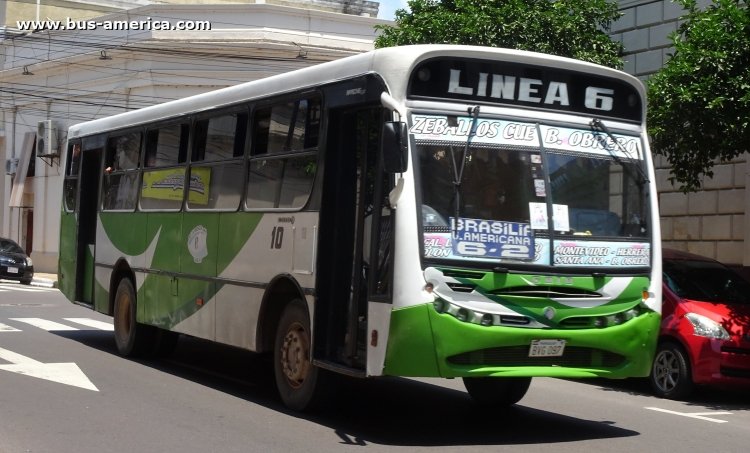 Mercedes-Benz OF 1417 - CAIO Apache Vip (en Paraguay) - Po A'Renda
BVG 097

Línea 6 (Asunción), unidad 10
