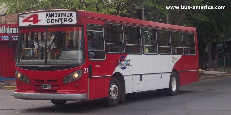 Mercedes-Benz OF 1417 - La Favorita - Los Andes & El Trapiche UTE
FFE372

Grupo 4, línea 42 (Mendoza), interno 34
