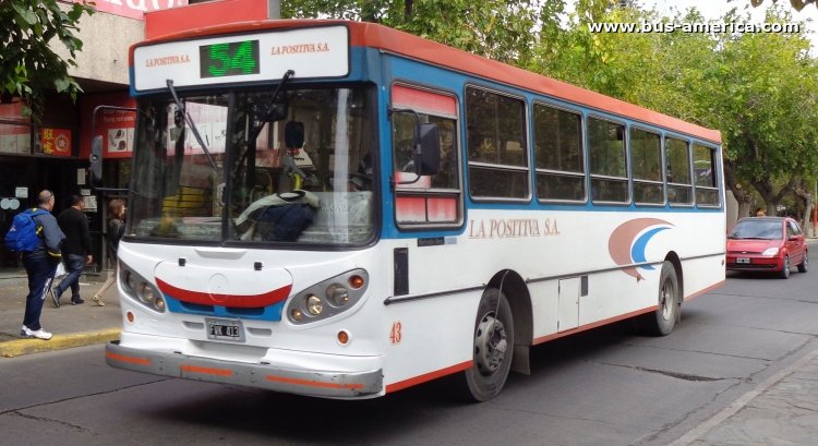 Mercedes-Benz OF 1417 - La Favorita - La Positiva
FVK413

Línea 54, interno 43
