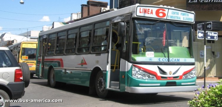 Mercedes-Benz OF 1418 - Bi-Met 2010 - TAC
LAC 797 (en la fotografía aún sin patente)

Línea 6 (Concordia), interno 181
