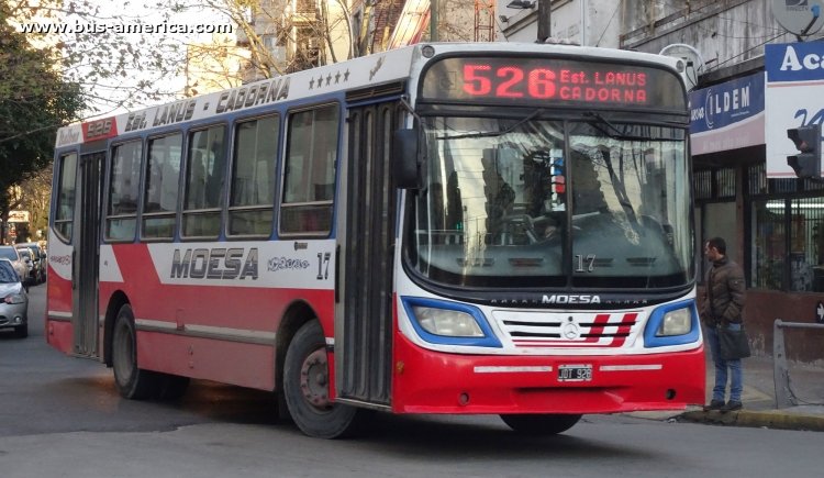 Mercedes-Benz OF 1418 - Italbus Bello - MOESA
JDT 928

Línea 526 (Pdo. Lanús), interno 17




Archivo originalmente posteado en julio de 2018
