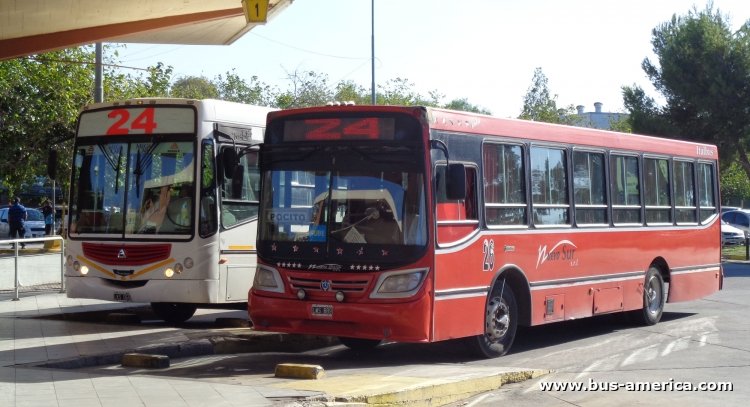 Mercedes-Benz OF 1418 - Italbus Bello - Nuevo Sur
LWS889 [1º]
http://galeria.bus-america.com/displayimage.php?pid=40327
Línea 24 (124), interno 26

LKS064 [2º]
Línea 24 (124), interno ¿?

[Datos de derecha a izquierda]
