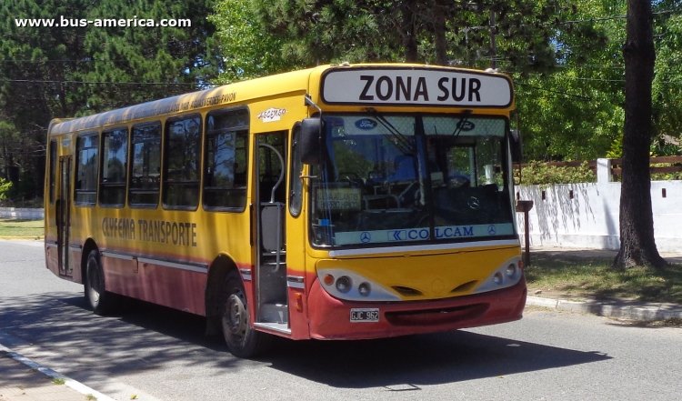 Mercedes-Benz OF 1418 - Corwin BiMet Corbus - CLYFEMA
GJC962
[url=http://galeria.bus-america.com/displayimage.php?pid=45046]http://galeria.bus-america.com/displayimage.php?pid=45046[/url]

Línea Sur (Pdo. Urbano de la Costa)
