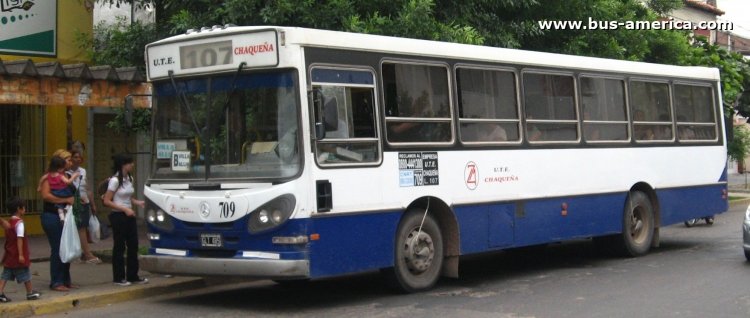 Mercedes-Benz OF 1418 - La Favorita - UTE Chaqueña
GLT485

Línea 107, interno 709
