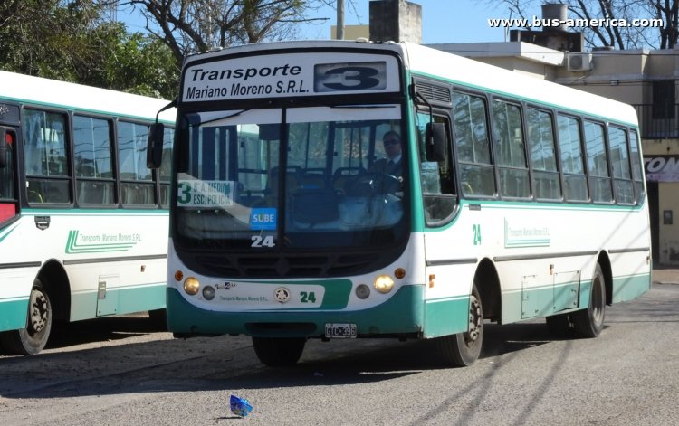 Mercedes-Benz OF 1418 - Metalpar Tronador - Mariano Moreno
GTC396

Línea 3 (Paraná), interno 24

Desde julio de 2018 opera el
Sistema Integrado de Transporte Urbano (S.I.T.U.)
regulado por:
-Secretaría de Servicios Públicos de la Municipalidad de Paraná
-Ministerio de Transporte de la Provincia de Entre Ríos


Archivo posteado originalmente en agosto de 2018
