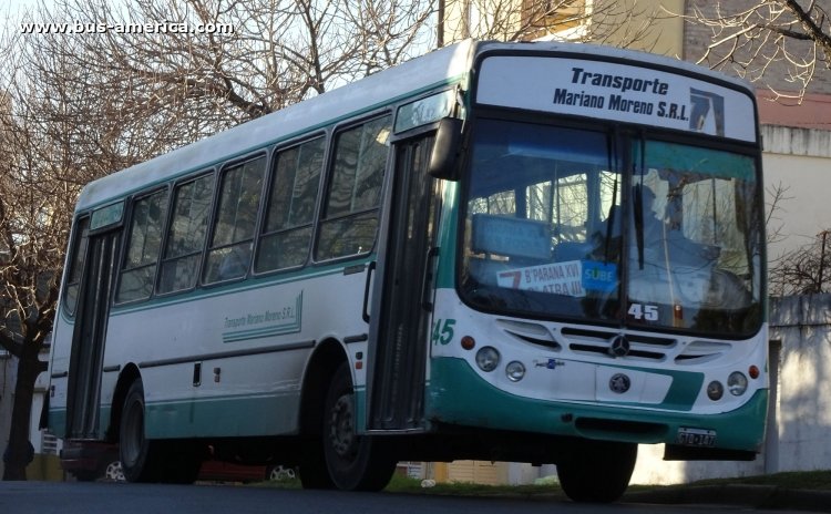 Mercedes-Benz OF 1418 - Metalpar Tronador - Mariano Moreno
GTQ147

Línea 7 (Paraná), interno 45

Desde julio de 2018 opera el
Sistema Integrado de Transporte Urbano (S.I.T.U.)
regulado por:
-Secretaría de Servicios Públicos de la Municipalidad de Paraná
-Ministerio de Transporte de la Provincia de Entre Ríos


Archivo posteado originalmente en agosto de 2018
