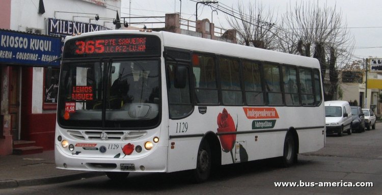 Mercedes-Benz OF 1418 - Metalpar Tronador - Independencia Metropolitana
HRJ028

Línea 365 (Prov. Buenos Aires), interno 1129
