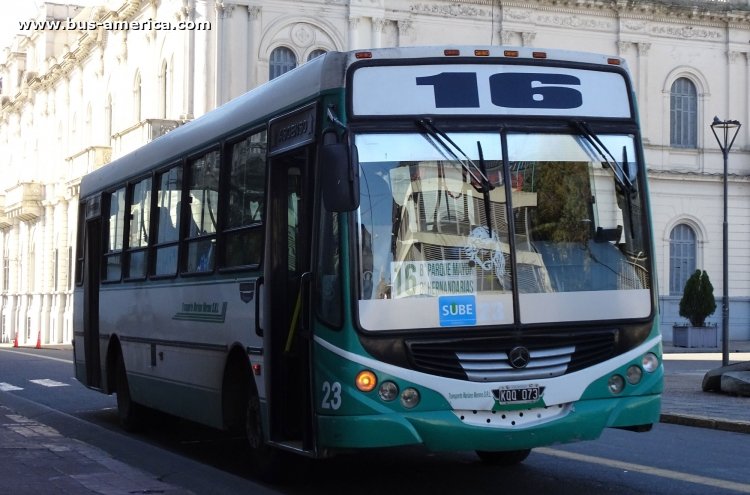 Mercedes-Benz OF 1418 - Metalpar Tronador 2010 - Mariano Moreno
KQQ073

Línea 16 (Paraná), interno 23

Desde julio de 2018 opera el
Sistema Integrado de Transporte Urbano (S.I.T.U.)
regulado por:
-Secretaría de Servicios Públicos de la Municipalidad de Paraná
-Ministerio de Transporte de la Provincia de Entre Ríos


Archivo posteado originalmente en agosto de 2018
