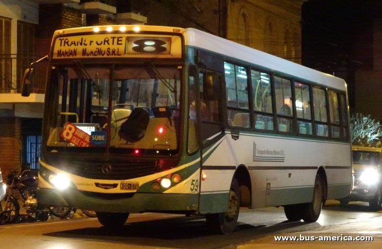 Mercedes-Benz OF 1418 - Metalpar Tronador 2010 - Mariano Moreno
KQQ078

Línea 8 (Paraná), interno 59

Desde julio de 2018 opera el
Sistema Integrado de Transporte Urbano (S.I.T.U.)
regulado por:
-Secretaría de Servicios Públicos de la Municipalidad de Paraná
-Ministerio de Transporte de la Provincia de Entre Ríos


Archivo posteado originalmente en agosto de 2018
